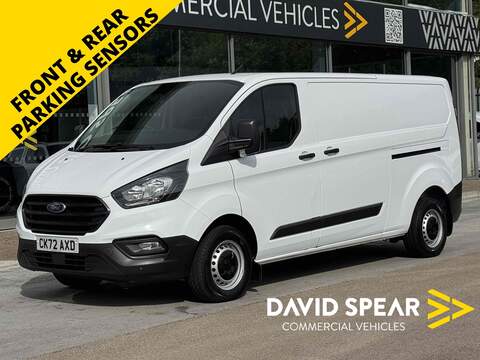 Ford Transit Custom 130ps 300 Leader L2 H2 Euro 6 with Ply Line, 2 Keys & 1 Owner 2.0 5dr Panel Van Manual Diesel