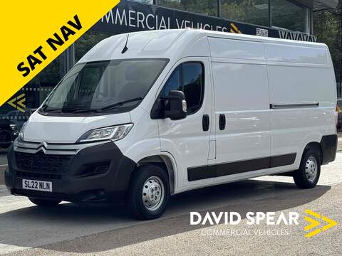 Citroen Relay Hdi 120ps 1000 Driver XL LWB Euro 6 with Air Con, Sat Nav, Rev Cam & Twin Side Loading Doors 1.5 6dr Panel Van Manual Diesel