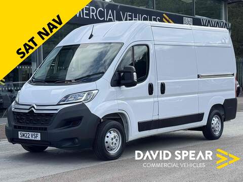 Citroen Relay Hdi 120ps 1000 Driver XL LWB Euro 6 with Air Con, Sat Nav, Rev Cam & Twin Side Loading Doors 1.5 6dr Panel Van Manual Diesel