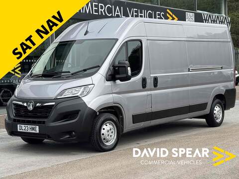 Vauxhall Movano Turbo D 100ps 2900 Sportive L2H1 Euro 6 with Air Con, Twin Side Loading Doors & Rear Parking Sensors 1.5 6dr Panel Van Manual Diesel