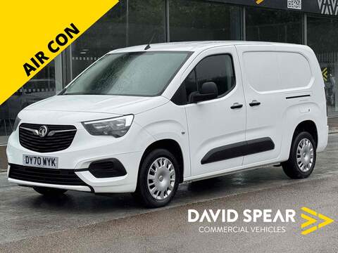 Vauxhall Combo Turbo D 100ps 2900 Sportive L2H1 Euro 6 with Air Con, Twin Side Loading Doors & Rear Parking Sensors 1.5 6dr Panel Van Manual Diesel