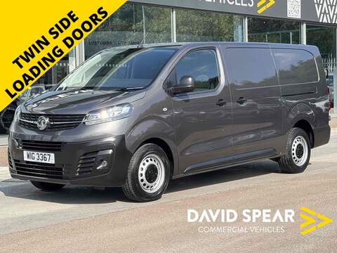 Vauxhall Vivaro Turbo D 100ps 2900 Sportive L2H1 Euro 6 with Air Con, Twin Side Loading Doors & Rear Parking Sensors 1.5 6dr Panel Van Manual Diesel