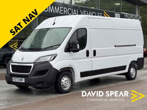 Peugeot Boxer dCi 130ps 28 Sport Euro 6 with Air Con, Sat Nav, 17" Alloys, 2.0 5dr Panel Van Manual Diesel