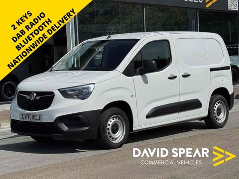 Vauxhall Combo CDTi 140ps 3500 BiTurbo Dynamic FWD L3H2 3.6M Euro 6 with Air Con, Sat Nav, Cruise Control & 1 Owner 2.2 5dr Panel Van Manual Diesel