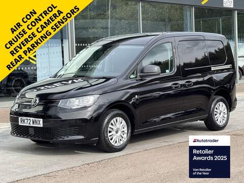 Volkswagen Caddy TDI 140ps CR35 Commerce Plus L4 Lwb 4.3M with Air Con, Rev Cam, Heavy Duty Ply & Delivery Miles 2.0 5dr Panel Van Manual Diesel