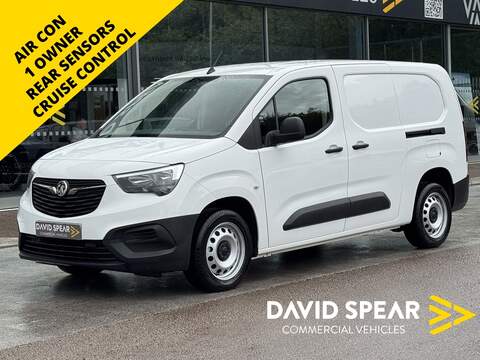 Vauxhall Combo CDTi 140ps 3500 BiTurbo Dynamic FWD L3H2 3.6M Euro 6 with Air Con, Sat Nav, Cruise Control & 1 Owner 2.2 5dr Panel Van Manual Diesel