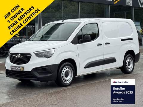Vauxhall Combo CDTi 3500 BiTurbo Prime  FWD L3H2 3.6M Euro 6 with Air Con, Sat Nav, Cruise Control & 1 Owner 2.2 5dr Panel Van Manual Diesel
