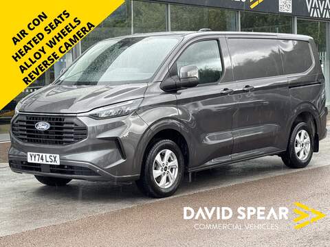 Ford Transit Custom 170ps 350 Leader RWD L4H3 4.1M Euro 6 with Bluetooth, 1 Owner & Full Service History 2.0 5dr Panel Van Manual Diesel