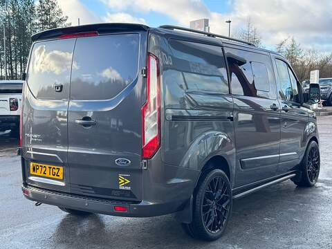 Ford Transit Custom TDCI 170ps 320 RS EDITION Limited 6 Seat Crew Cab Auto L1 Swb With Full DSCV Kit inc 20" Alloys - U105335