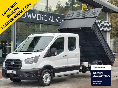 Ford Transit TDCI 130ps 350 Single Cab 1 Stop Tipper with Air Con, Reversing Camera & 12" Screen 2.0 2dr Tipper Manual Diesel