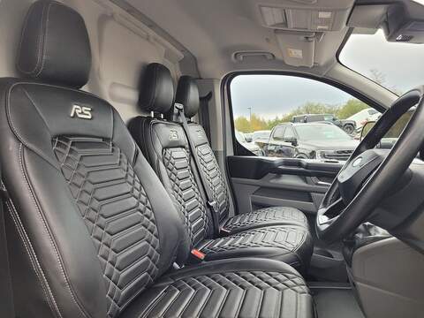 Ford Transit Custom SWB TDCI 136ps 300 EcoBlue Limited RS Edition, 20" Alloys, Heated Leather Seats, Sat Nav Car Play - U105371
