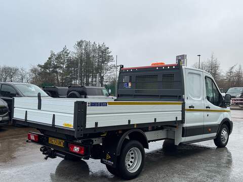 Ford Transit TDCI 130ps 350 RWD 3 Seat Double Cab Tipper With Secure Stotage Euro 6 with Deadlocks, Air Con - U105420