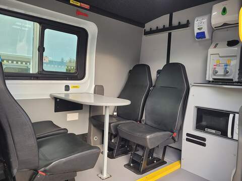 Ford Transit 350 EcoBlue Leader  130ps Welfare Crew Cab Van L3 H2 Euro 6 with Microwave, Hot & Cold Water, Toilet - U105431