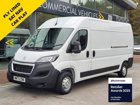 Peugeot Boxer HDI 165ps Camper Spec L4H2 XLWB with 2 Captains Seats, 16" Alloys, Delivery Miles Only 2.2 5dr Panel Van Manual Diesel