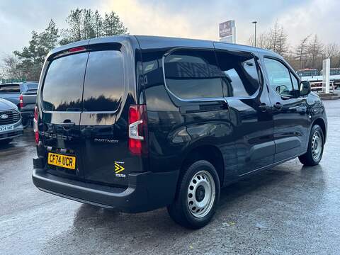 Peugeot Partner HDI 100ps 950 Professional L2 LWB Euro 6 with 1 Owner Rear Sensors & Air Con - U105473