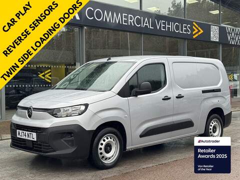 Citroen Berlingo HDi 100ps 850 Enterprise XL Edition 5 Seat Kombi Crew Cab L2 LWB Crew Euro 6 with Air Con 1.5 6dr Combi Van Manual Diesel