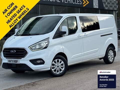 Ford Transit Custom TDCI 130ps 350 L4  Lwb 4.1M DRW with Air Con, Tail Lift & Upgraded Interior Screen 2.0 2dr Luton Manual Diesel