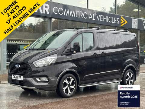 Ford Transit Custom TDI 140ps CR35 Commerce Plus L4 Lwb 4.3M with Air Con, Rev Cam, Heavy Duty Ply & Delivery Miles 2.0 5dr Panel Van Manual Diesel