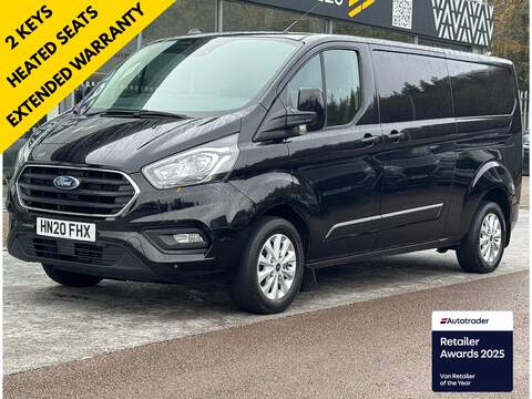 Ford Transit Custom TDI 140ps CR35 Commerce Plus L4 Lwb 4.3M with Air Con, Rev Cam, Heavy Duty Ply & Delivery Miles 2.0 5dr Panel Van Manual Diesel