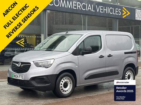 Vauxhall Combo 45kWh 122PS Acenta Auto With Rear Parking Sensors, Twin side Doors With Only 6k Miles 0.0 6dr Panel Van Automatic Electric