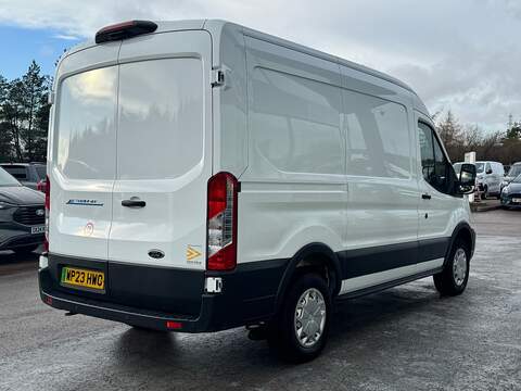 Ford E-Transit 350 Leader 68kWh 184PS L2 H2 RWD 1 Owner, 2 Keys with 12" Touch Screen, Air con, Heated Screen - U105570
