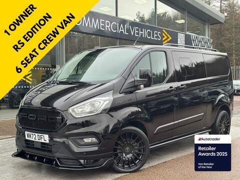 Ford Transit Custom 3.0cc 350ps D350 Hard Top X-Dynamic HSE 3 Seats Euro 6 with Air Suspension, 22" Alloys & Dep Tow Bar 3.0 3dr Panel Van Automatic Diesel