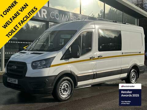 Ford Transit TDCI 130ps 350 L4  Lwb 4.1M DRW with Air Con, Tail Lift & Upgraded Interior Screen 2.0 2dr Luton Manual Diesel