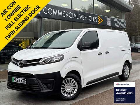 Toyota ProAce 44.9kWh 136PS  Auto with Air Con, Reverse Camera & Electric Handbrake 0.0 5dr Panel Van Automatic Electric
