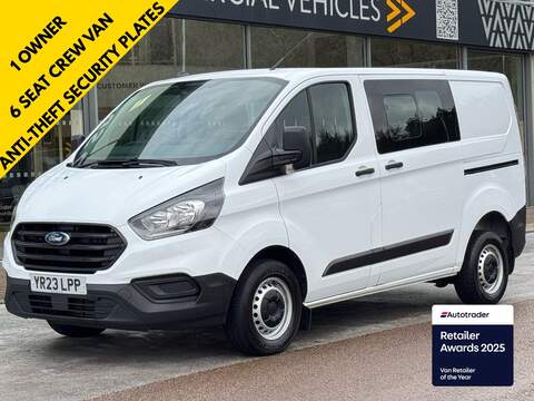 Ford Transit Custom TDCI 130ps 350 L4  Lwb 4.1M DRW with Air Con, Tail Lift & Upgraded Interior Screen 2.0 2dr Luton Manual Diesel