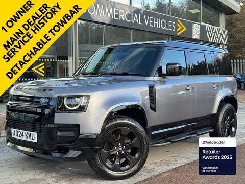 Land Rover Defender 110 3.0cc 350ps D350 Hard Top X-Dynamic HSE 3 Seats Euro 6 with Air Suspension, 22" Alloys & Dep Tow Bar 3.0 3dr Panel Van Automatic Diesel