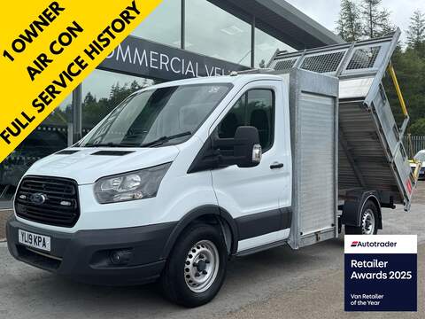 Ford Transit 350 Leader 130ps ToolPod Tipper DRW with A/C, Reverse Camera & 12" Screen 2.0 2dr Tipper Manual Diesel