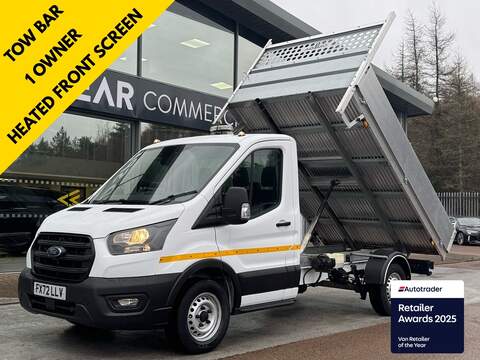 Ford Transit 2.0 350 EcoBlue Leader 130PS RWD L4 Euro 6 with Tow Bar, Beacon & DAB 2.0 2dr Dropside Manual Diesel