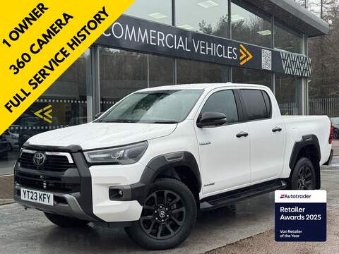 Toyota Hilux 150ps Icon Auto Euro 6 with Air Con, 17" Alloy Wheels, 1 Owner With Del Miles Only 2.4 4dr Pickup Automatic Diesel