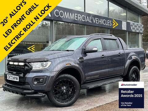 Ford Ranger TD EcoBlue Wildtrak 2.0 205ps 1 owner with 2 keys, Elec Roll n Lock, Alloys, Heated Leather 2.0 4dr Pickup Automatic Diesel