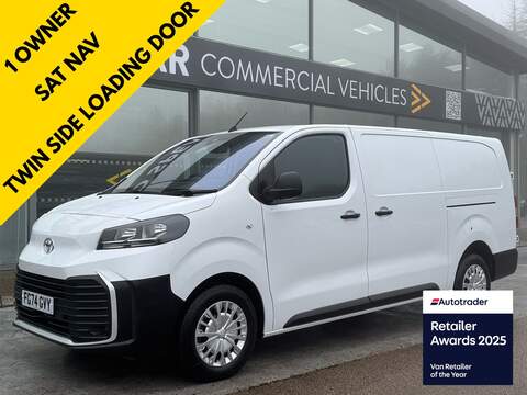 Toyota ProAce HDI 100ps Icon SWB with Air Con, Rev Cam, Twin Side Door 1.5 5dr Panel Van Manual Diesel