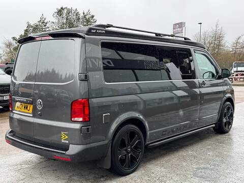 Volkswagen Transporter TDI T30 Camper Conversion LWB 110ps Euro 6 with Pop Up Roof, Awning & Bed - U105734