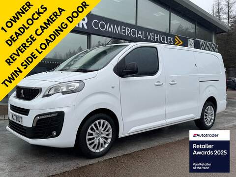 Peugeot Expert 160ps L4H2 XLWB Camper Spec With 2 Captain Seats, No Bulkhead, Rear windows & Alloy Wheels 2.2 5dr Panel Van Manual Diesel