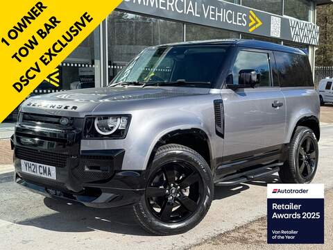 Land Rover Defender 90 3.0cc 350ps D350 Hard Top X-Dynamic HSE with Heated Leather Seats & DSCV Kit Inc 20" Alloys 3.0 3dr Panel Van Automatic Diesel
