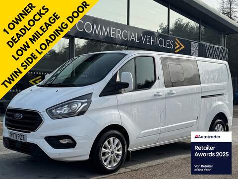Ford Transit Custom 2.0 350 EcoBlue Leader L4 Luton 130ps Euro 6 with Roller Shutter, Rear Step & DAB 2.0 2dr Luton Manual Diesel