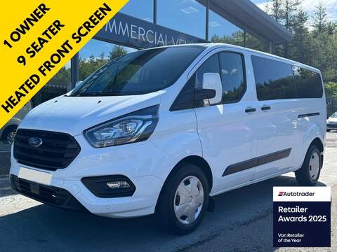 Ford Transit Custom 150ps Icon Auto Euro 6 with Air Con, 17" Alloy Wheels, 1 Owner With Del Miles Only 2.4 4dr Pickup Automatic Diesel