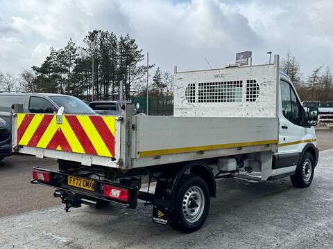 Ford Transit 350 130ps EcoBlue Leader Tipper L2 with 1 Owner, Tow Bar & Roof Beacon - U105838