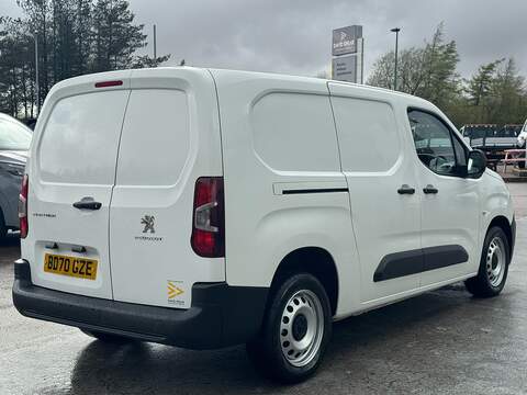 Peugeot Partner BlueHDi 950 S 100ps LWB Euro 6 with No Vat, DAB Radio & Twin Side Loading Doors - U105854
