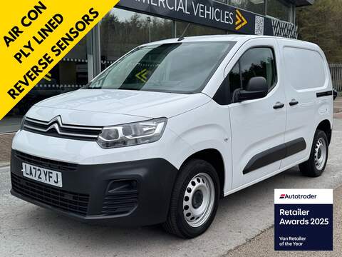 Citroen Berlingo Unregistered 140ps 3.5 Ton 4.5m Body Length with Car Play, Lane Assist & Air Con 2.0 2dr Curtain Side Manual Diesel
