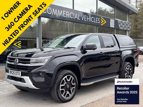 Volkswagen Amarok TDI 140ps CR35 Commerce Plus Auto L4 Lwb 4.3M with Air Con, Rev Sens, Heavy Duty Ply & Del Miles 2.0 5dr Panel Van Automatic Diesel