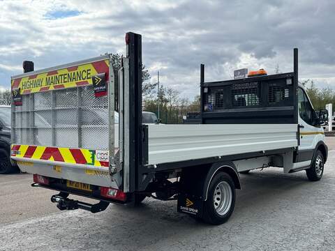 Ford Transit 350 EcoBlue 130ps DRW L3 Dropside with 500KG Tail Lift, Beacon & Tow Pack - U105885