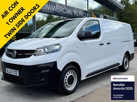 Vauxhall Vivaro Turbo D 2900 Prime L2 LWB 100ps with Air Con, Car Ply and Ply Lined 1.5 6dr Panel Van Manual Diesel