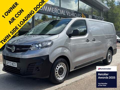Vauxhall Vivaro CDTI 100ps Turbo D 2300 Pro 100ps L2 with F/S/H Air Con, Sat Nav, Rev Cam & Cruise 1.5 6dr Panel Van Manual Diesel