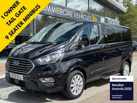Ford Tourneo Custom 350 EcoBlue Trend 130ps 12 Seater Minibus L2H2 RWD with Air Con & Reverse Camera 2.0 5dr Minibus Manual Diesel