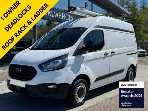 Ford Transit Custom 350 EcoBlue Trend 130ps L3H2 LWB with Heated Screen, Cruise Control & Ply Lined 2.0 5dr Panel Van Manual Diesel