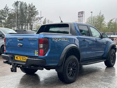 Ford Ranger EcoBlue Raptor 213ps 4WD with Heated Half Leather, Roll N Lock & Tow Pack - U105937